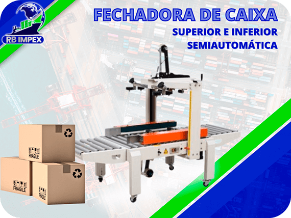 Fechadora de Caixa - Semiautomática